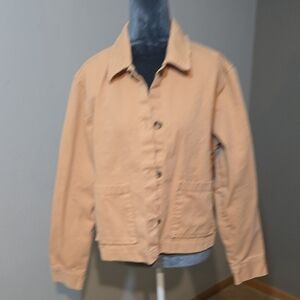 Miss Selfridge Tan‎ Denim Jacket